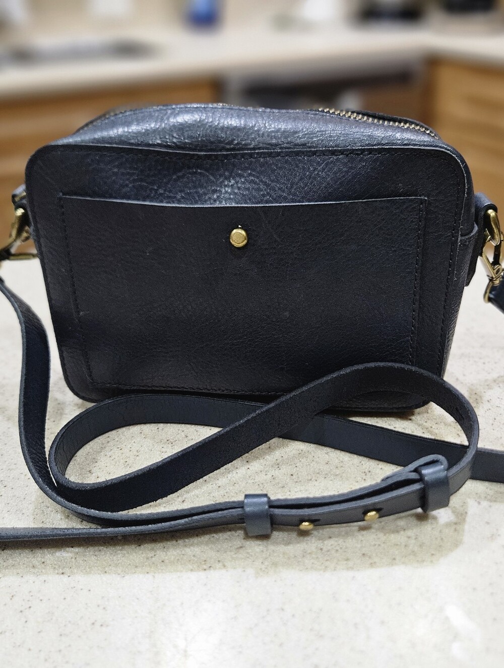 Madewell Black Leather Crossbody Purse, VINTAGE MADEWELL HANDBAG